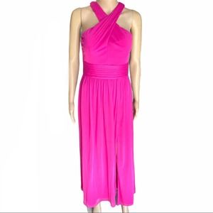 Davids bridal begonia sleeveless dress keyhole size 2 Pink Formal dress
